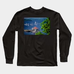 Burlington Vermont and Lake Champlain. Long Sleeve T-Shirt